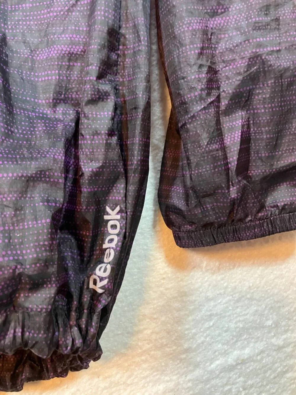 Reebox Lightweight Hooded‎ Windbreaker Jacket Mens XL